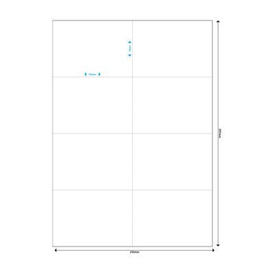 EAN 4260459612773 - MediaRange MRINK145 etiqueta autoadhesiva Permanente Blanco 400 pieza(s) imagen 2