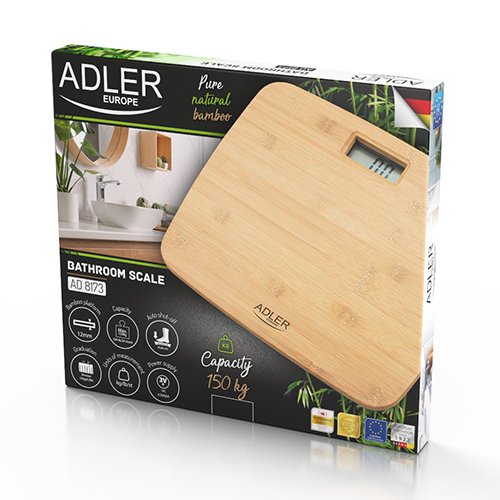 EAN 5903887805155 - Adler AD 8173 báscula de baño Plaza Bamboo Báscula personal electrónica imagen 6