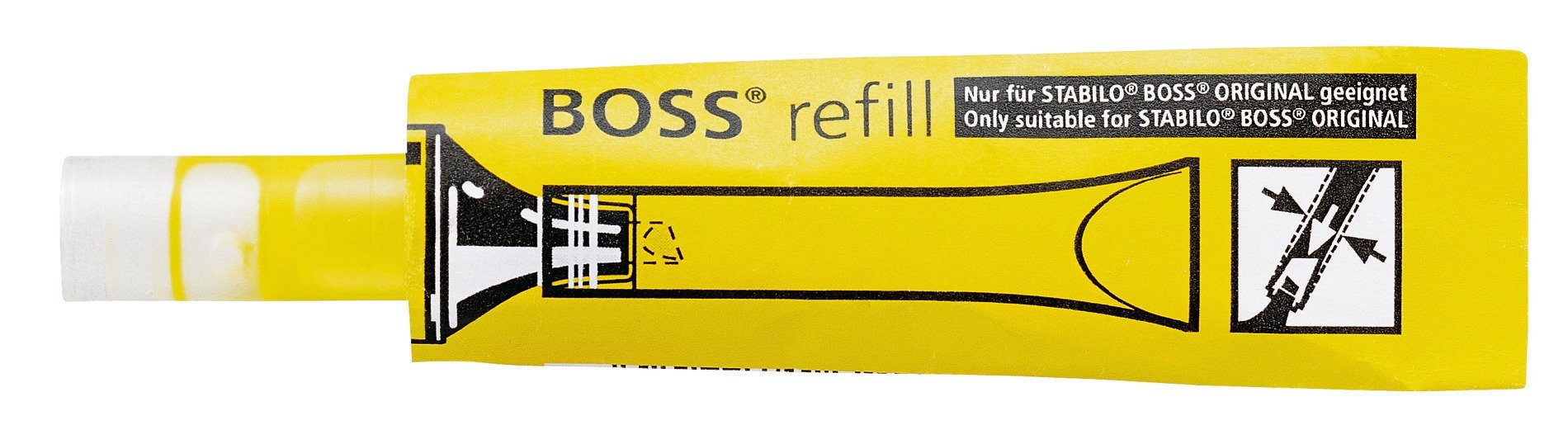 EAN 4006381312844 - STABILO BOSS refill recambio para marcador Amarillo 1 pieza(s) imagen 1