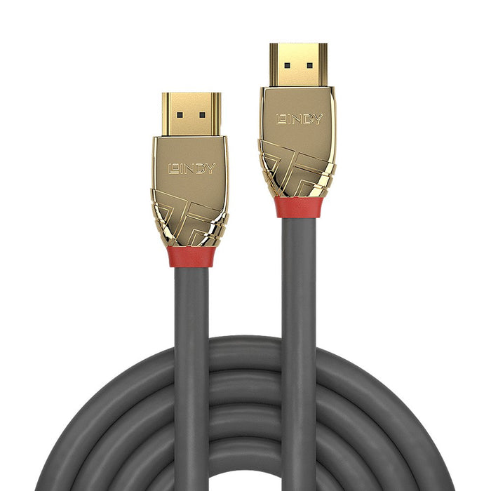 EAN 4002888378666 - Lindy 37866 cable HDMI 10 m HDMI tipo A (Estándar) Oro, Gris imagen 2