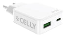 EAN 8021735220909 - Celly SLIMTC1C1A45WWH cargador de dispositivo móvil Portátil, Smartphone, Tableta Blanco Corriente altern imagen 1