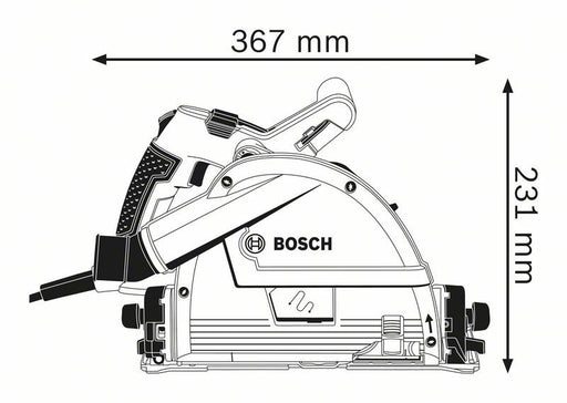 EAN 3165140607759 - Bosch 0 601 675 001 sierra circular portátil 16,5 cm 6250 RPM 1400 W imagen 2