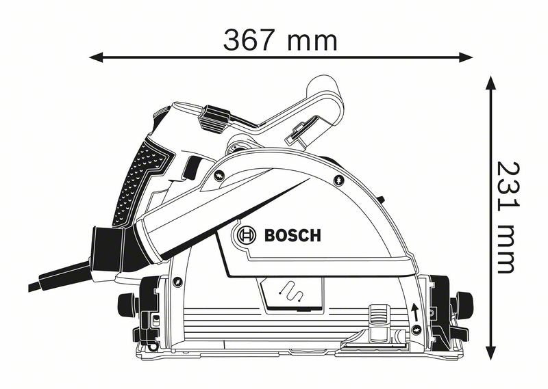 EAN 3165140607759 - Bosch 0 601 675 001 sierra circular portátil 16,5 cm 6250 RPM 1400 W imagen 2