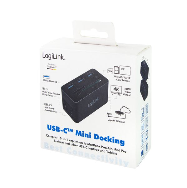 EAN 4052792061338 - LogiLink UA0370 base para portátil y replicador de puertos Alámbrico USB 3.2 Gen 1 (3.1 Gen 1) Type-C Neg imagen 8