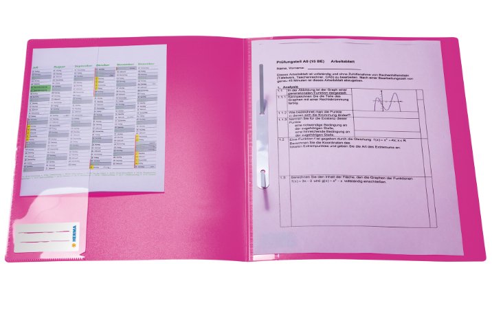 EAN 4008705945233 - HERMA 19638 carpeta Polipropileno (PP) Rosa A4 imagen 2