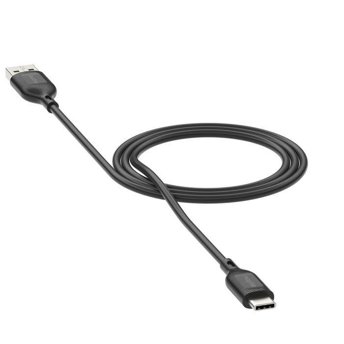 EAN 0840056185739 - mophie essentials charging cables | 1M cable USB USB 2.0 USB A USB C Negro imagen 1