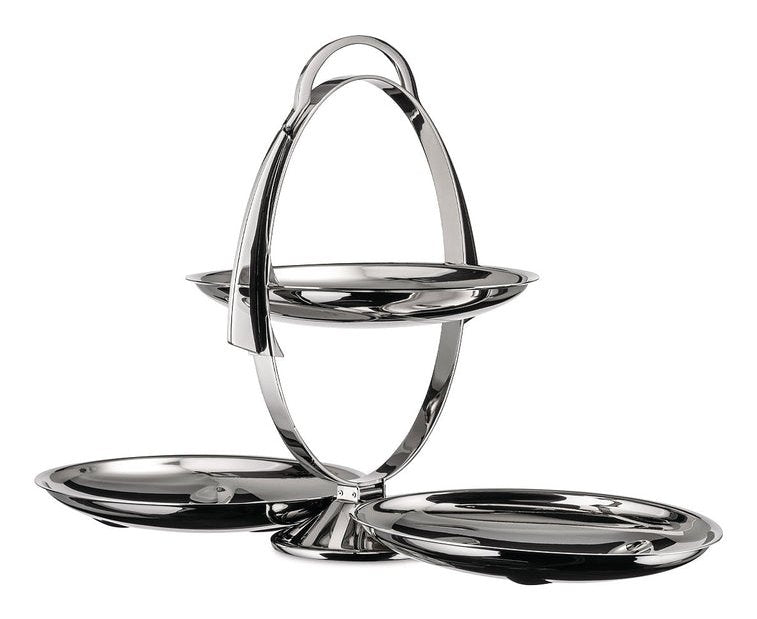 EAN 8003299324767 - Alessi Anna Gong fuente para tartas Acero inoxidable imagen 3