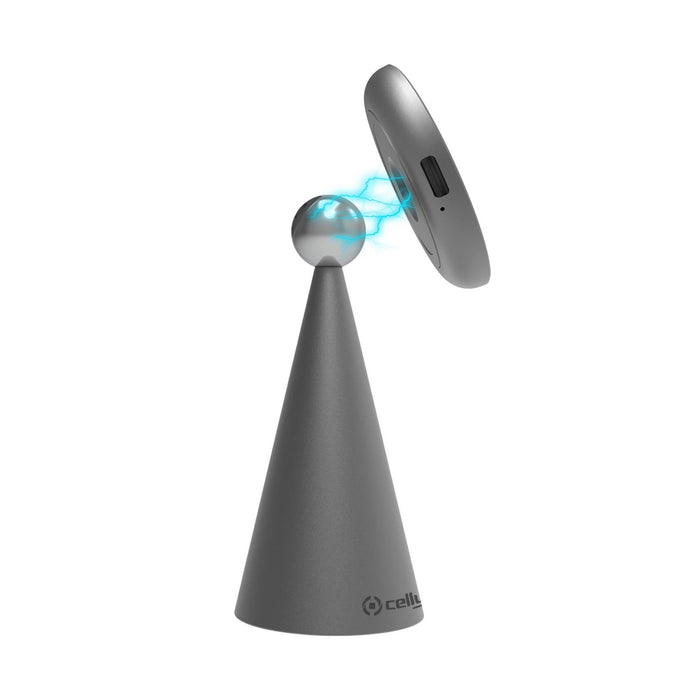 EAN 8021735198765 - Celly MAGSTANDCHARGE cargador de dispositivo móvil Smartphone Plata USB Cargador inalámbrico Interior imagen 1
