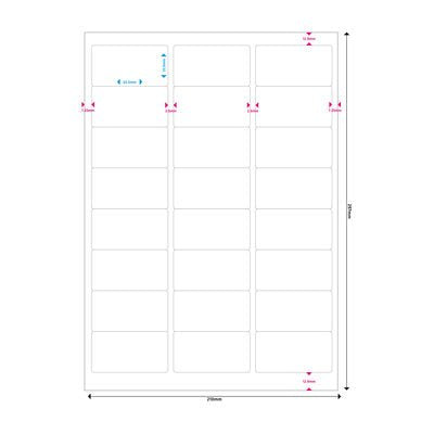 EAN 4260459612872 - MediaRange MRINK150 etiqueta autoadhesiva Permanente Blanco 1200 pieza(s) imagen 2