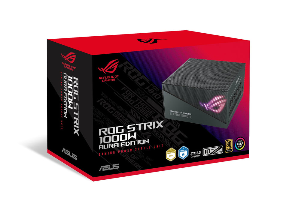 EAN 4711081721703 - ASUS ROG Strix 1000W Gold Aura Edition unidad de fuente de alimentación 20+4 pin ATX ATX Negro imagen 11