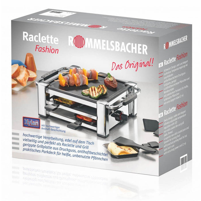 EAN 4001797238009 - Rommelsbacher RCC 1000 parrilla de interior 4 personas(s) 1000 W Negro, Cromo imagen 6