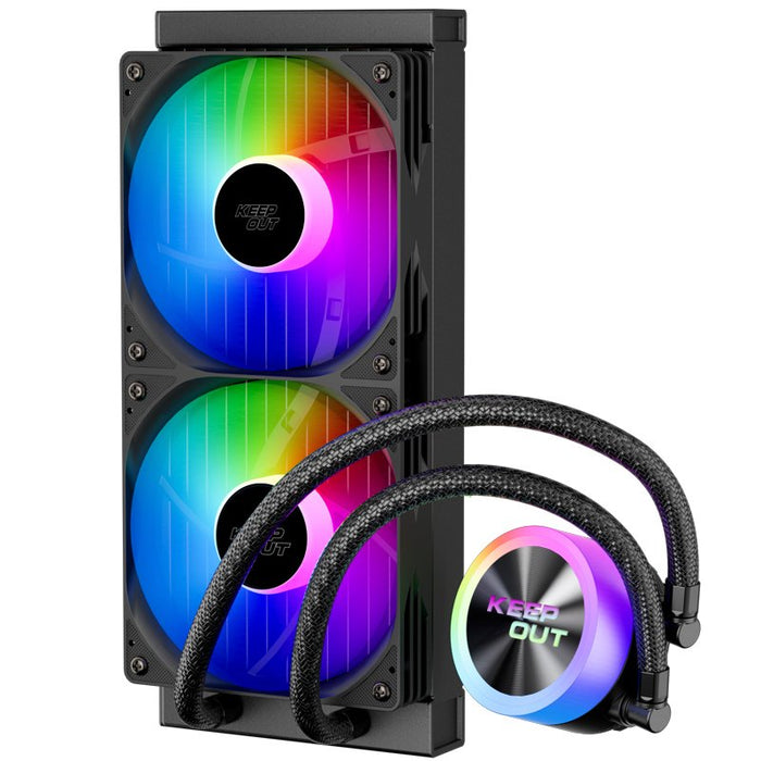 EAN 8435099533917 - KeepOut XWC-240 sistema de refrigeración para ordenador Carcasa del ordenador Sistema de refrigeración lí imagen 2