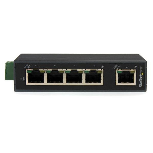 EAN 0065030859745 - StarTech.com IES5102 switch No administrado Fast Ethernet (10/100) Negro imagen 2