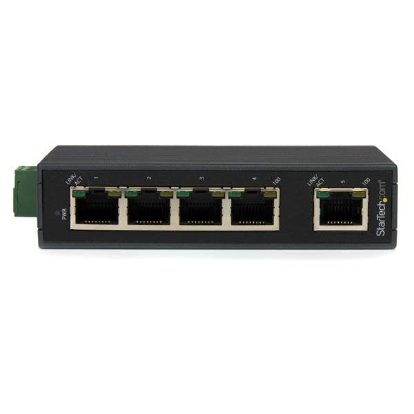 EAN 0065030859745 - StarTech.com IES5102 switch No administrado Fast Ethernet (10/100) Negro imagen 2