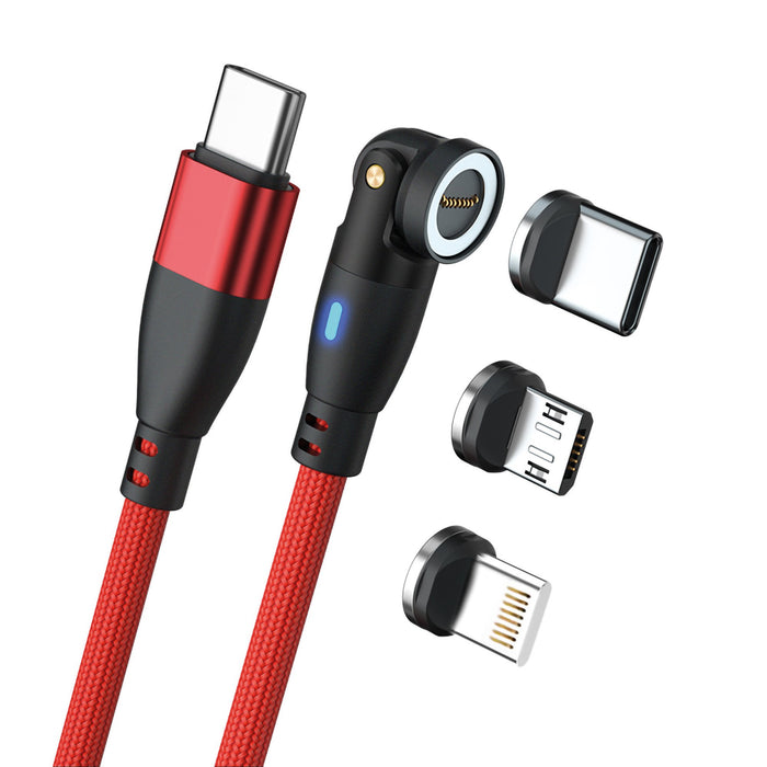 EAN 4040895011589 - RealPower MagneticCharge 100 cable USB 1 m USB C Rojo imagen 1