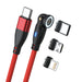 EAN 4040895011589 - RealPower MagneticCharge 100 cable USB 1 m USB C Rojo imagen 1