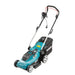 EAN 0088381859103 - Makita ELM3320 cortadora de césped Cortacésped de empuje a gasolina Corriente alterna Negro, Turquesa imagen 1
