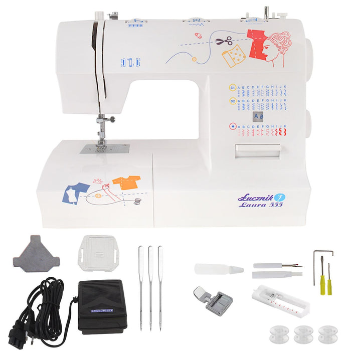 EAN 5902022181345 - Łucznik LAURA 555 máquina de coser Máquina de coser semiautomática Eléctrico imagen 18