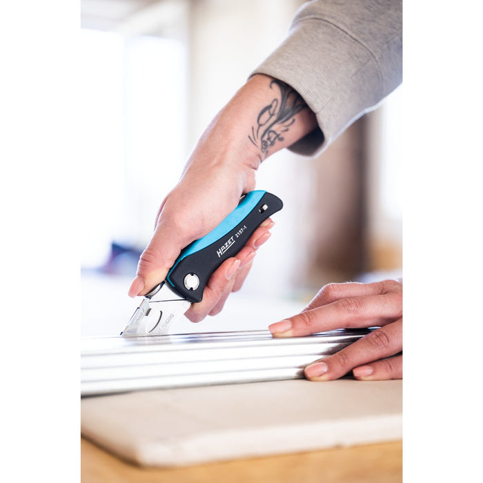 EAN 4000896147236 - HAZET 2157-1 navaja de bolsillo Negro, Azul imagen 13