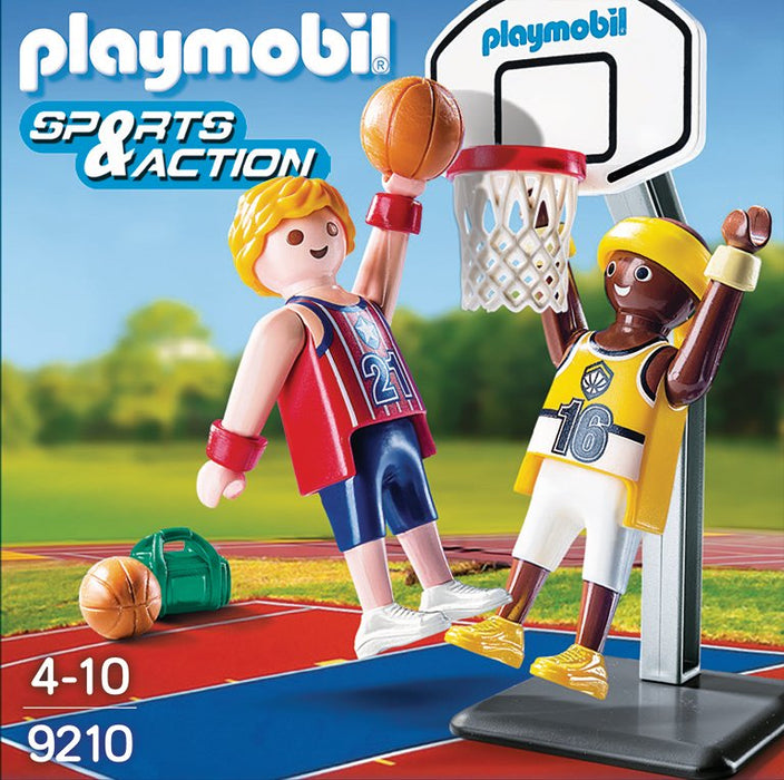 EAN 4008789092106 - Playmobil 9210 Joueurs de Basket-Ball avec Panier imagen 4