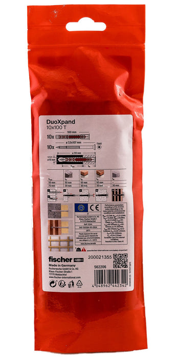 EAN 4048962442342 - Fischer 562206 tornillo de anclaje y taco 10 pieza(s) imagen 2