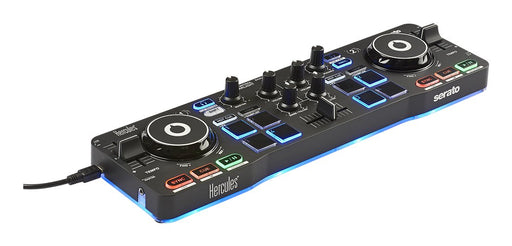 EAN 3362934745707 - Hercules Starlight Mesa de mezclas con opción de realizar scratch conectando un CDJ 2 canales Negro imagen 1