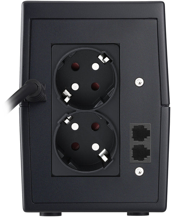 EAN 4260074975055 - PowerWalker VI 650 SE sistema de alimentación ininterrumpida (UPS) Línea interactiva 0,65 kVA 360 W 2 sal imagen 4