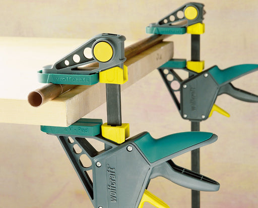 EAN 4006885303003 - wolfcraft GmbH 3030000 abrazadera Abrazadera de barra 15 cm Verde, Gris, Amarillo imagen 2