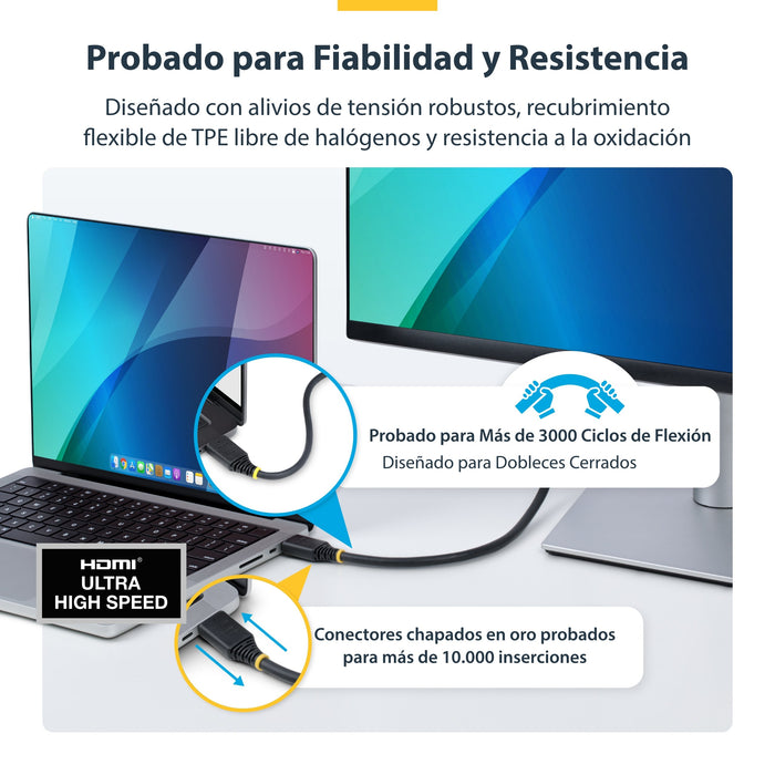 EAN 65030920353 - StarTech.com HDMI21-CBL-8K60-4M cable HDMI HDMI tipo A (Estándar) Negro imagen 11