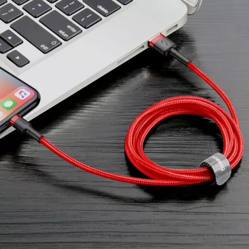 EAN 6953156274921 - Baseus CALKLF-A09 cable de conector Lightning 0,5 m Rojo imagen 3