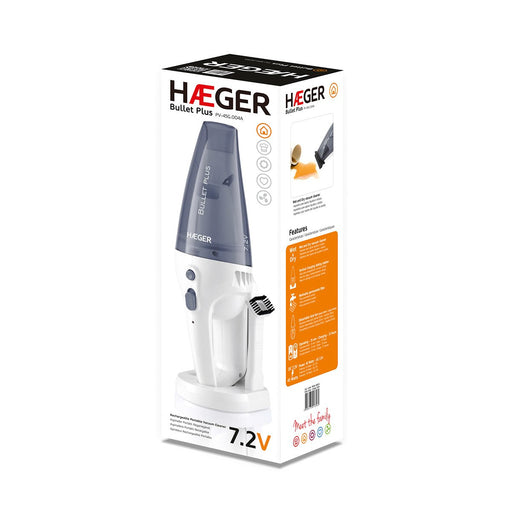 EAN 5608475013560 - Haeger PV-45G.004A aspiradora de mano Gris, Blanco Sin bolsa imagen 2