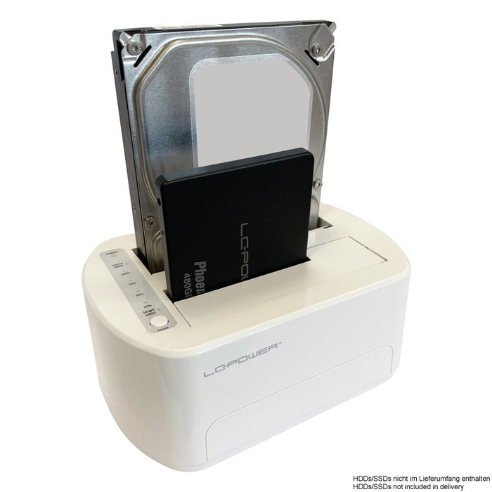 EAN 4260070129315 - LC-Power LC-DOCK-U3-VI base de conexión para disco duro USB 3.2 Gen 1 (3.1 Gen 1) Type micro-B Blanco imagen 5