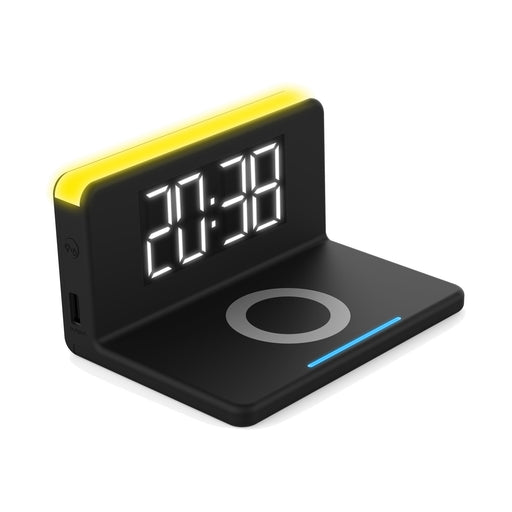 EAN 4040895006349 - Terratec ChargeAir Reloj despertador digital Negro, Amarillo imagen 2