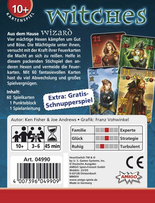 EAN 4007396049909 - Amigo Witches 45 min Juego De Cartas Multigénero imagen 3