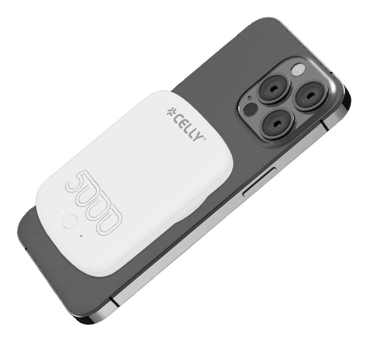 EAN 8021735208082 - Celly MAGPB5000PROWH batería externa 5000 mAh Cargador inalámbrico Blanco imagen 3