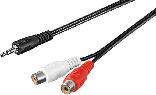 EAN 4040849501166 - Goobay 50116 cable de audio 1,5 m 3,5mm 2 x RCA Negro, Rojo, Blanco imagen 1
