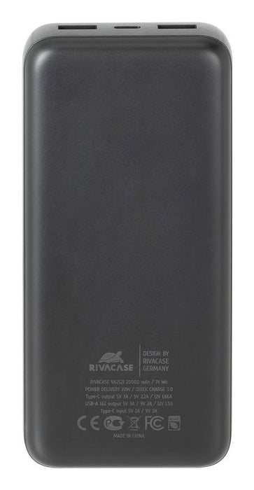 EAN 4260709011943 - Rivacase VA2521 batería externa Polímero de litio 20000 mAh Gris imagen 4