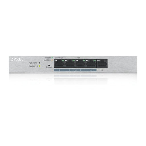 EAN 3540260177540 - Zyxel GS1200-5HP v2 Gestionado Gigabit Ethernet (10/100/1000) Energía sobre Ethernet (PoE) Gris imagen 2