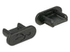 EAN 4043619640072 - DeLOCK 64007 tapa de seguridad para enchufe USB micro B Negro 10 pieza(s) imagen 1