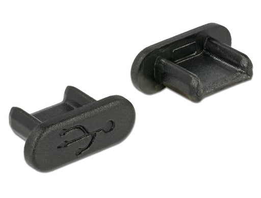 EAN 4043619640072 - DeLOCK 64007 tapa de seguridad para enchufe USB micro B Negro 10 pieza(s) imagen 1