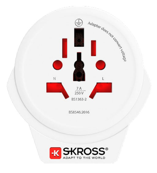 EAN 7640166323211 - Skross 1.500267 adaptador de enchufe eléctrico Tipo G (RU) Universal Blanco imagen 1