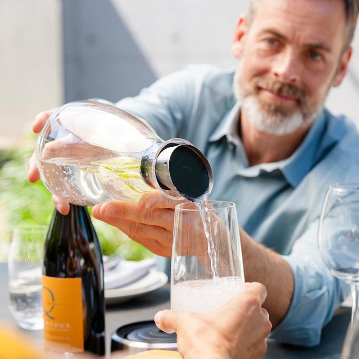 EAN 4009049232782 - EMSA 505219 jarra, cántaro y botella Garrafa 1 L Acero inoxidable, Transparente imagen 3