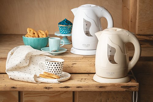 EAN 5908256836860 - Adler AD 08b tetera eléctrica 1 L 850 W Beige imagen 8