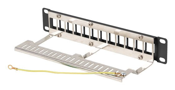 EAN 5901969441789 - Lanberg patch panel blank 12 port 1U 10 ftp for keystone modules black v2 imagen 5