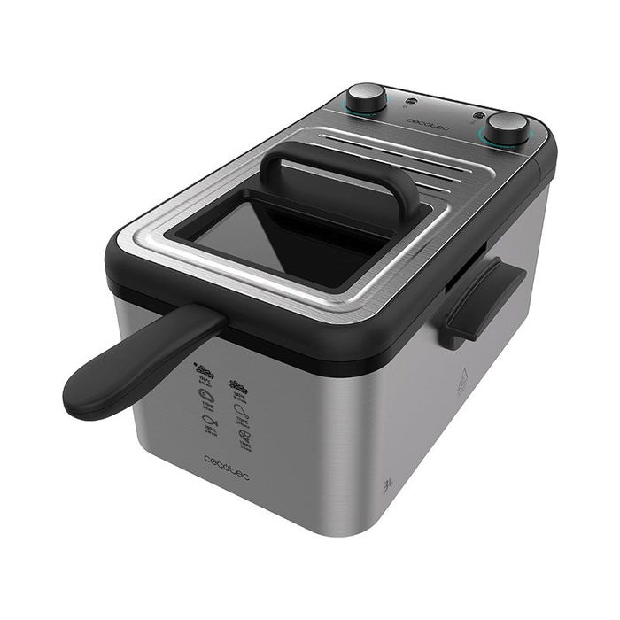 EAN 8435484030717 - Cecotec CleanFry Infinity 3000 Sencillo Independiente 2400 W Freidora Acero inoxidable imagen 1