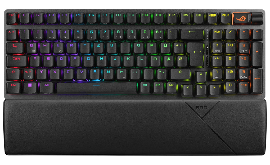 EAN 4711387140130 - ASUS ROG Strix Scope II 96 wireless teclado Juego USB + RF Wireless + Bluetooth QWERTZ Suizo Negro imagen 1