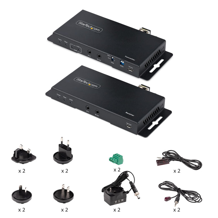 EAN 0065030897303 - StarTech.com ST121HD20FXA2 extensor audio/video Transmisor y receptor de señales AV Negro imagen 7