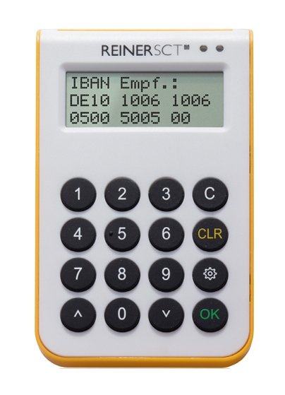 EAN 4011170083171 - Reiner SCT cyberJack one lector de tarjeta inteligente USB Blanco, Amarillo imagen 1