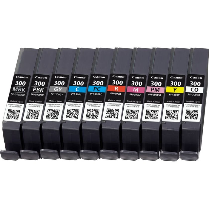 EAN 8714574667355 - Canon PFI-300 cartucho de tinta 10 pieza(s) Original Negro, Azul, Cian, Gris, Magenta, Foto negro, Foto m imagen 3
