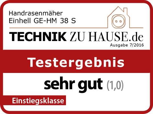 EAN 4006825609714 - Einhell GE-HM 38 S Cortacésped manual Negro, Rojo imagen 4